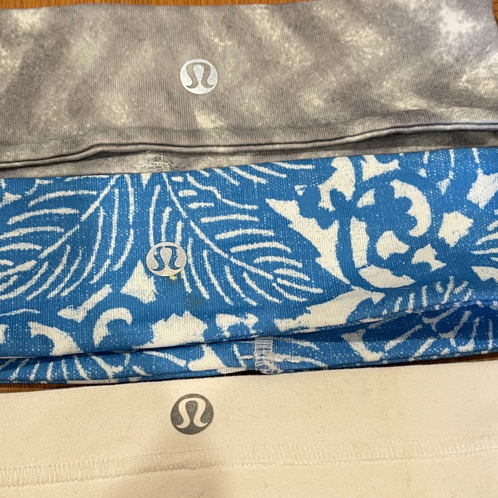lululemon athletica Hair Accessories Set - Gray, Blue, Cream - Picture 2 of 7